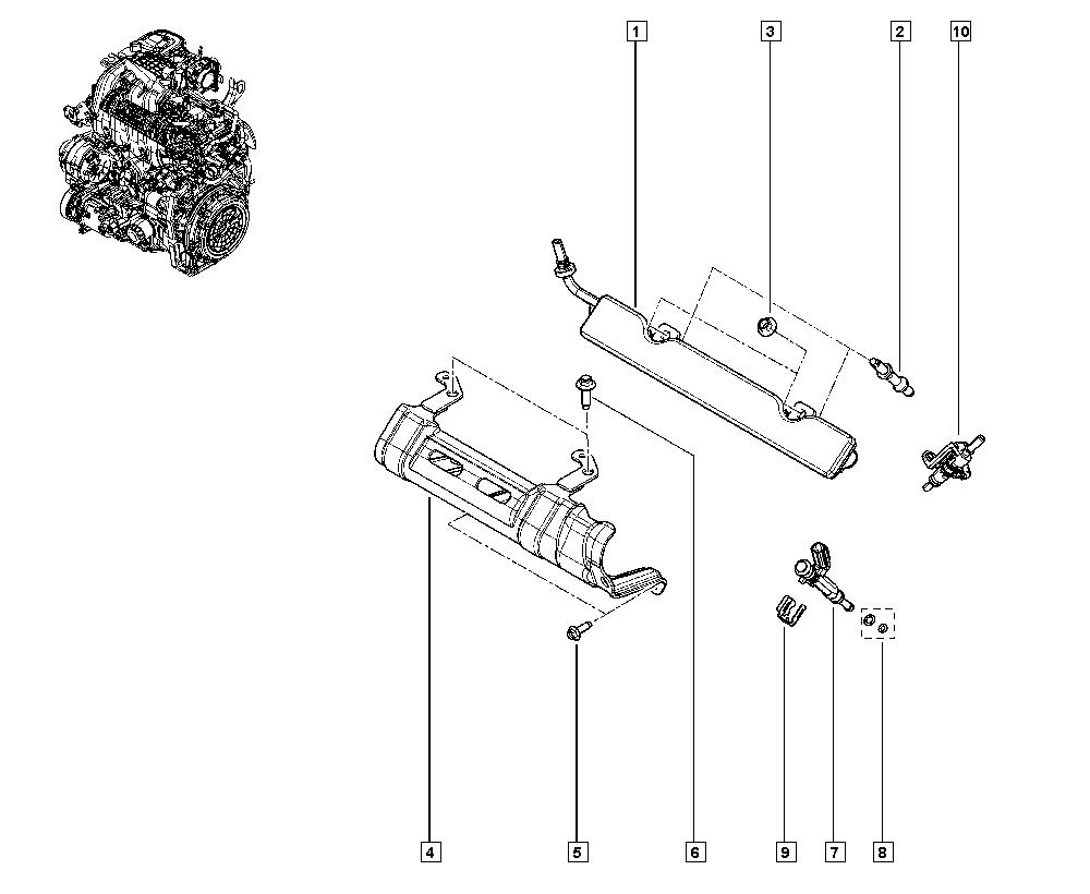 Renault Enjektör Contası 166186294R