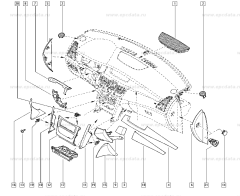 Sol Yan Torpido Tapası Renault Latitude 689218601R
